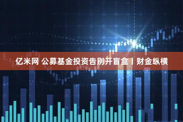 亿米网 公募基金投资告别开盲盒丨财金纵横