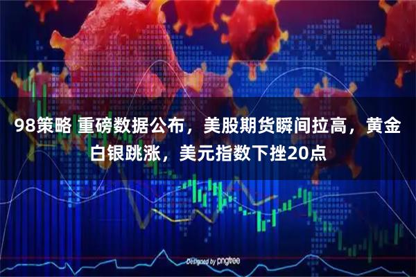 98策略 重磅数据公布，美股期货瞬间拉高，黄金白银跳涨，美元指数下挫20点