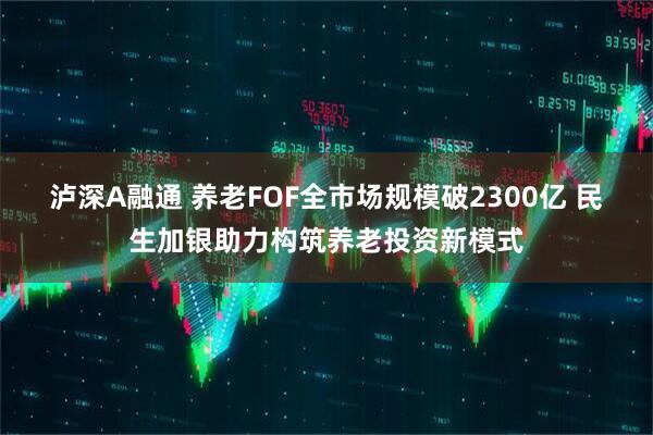 泸深A融通 养老FOF全市场规模破2300亿 民生加银助力构筑养老投资新模式